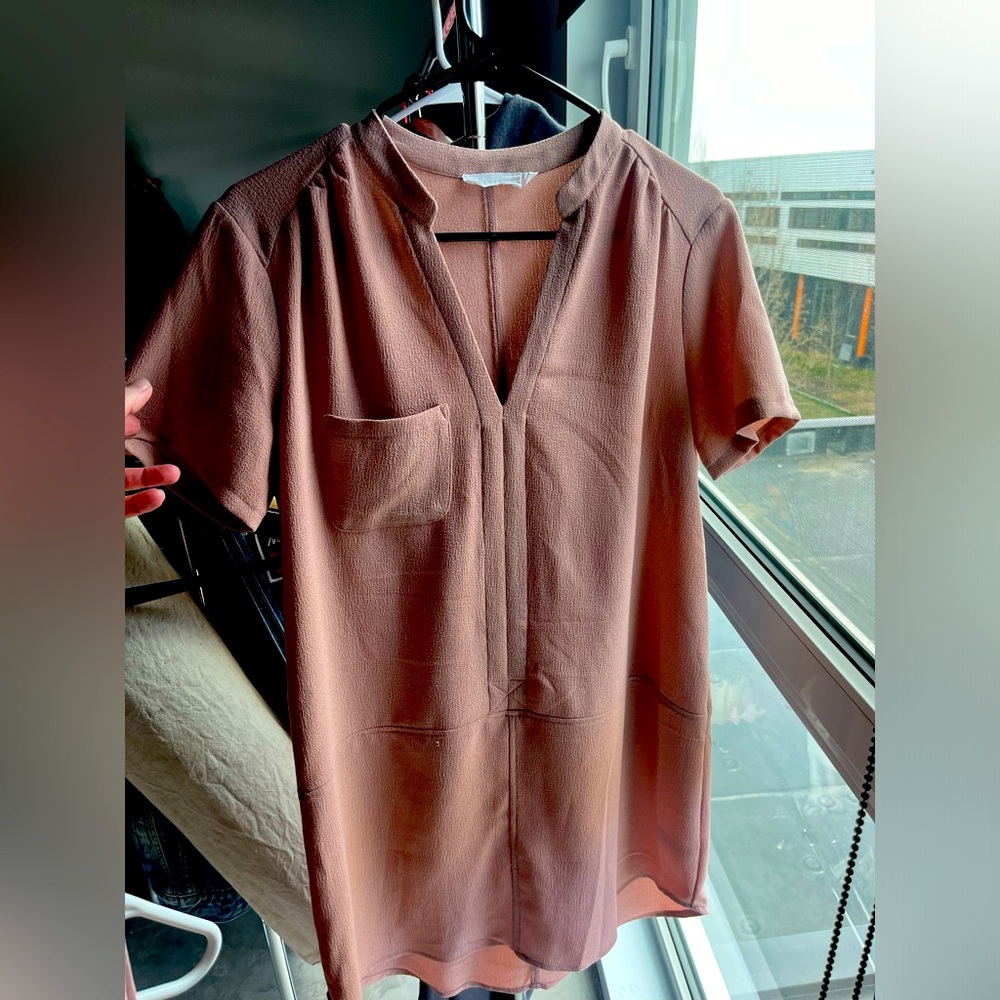 Lush size medium summer dress loose fitting soft pink